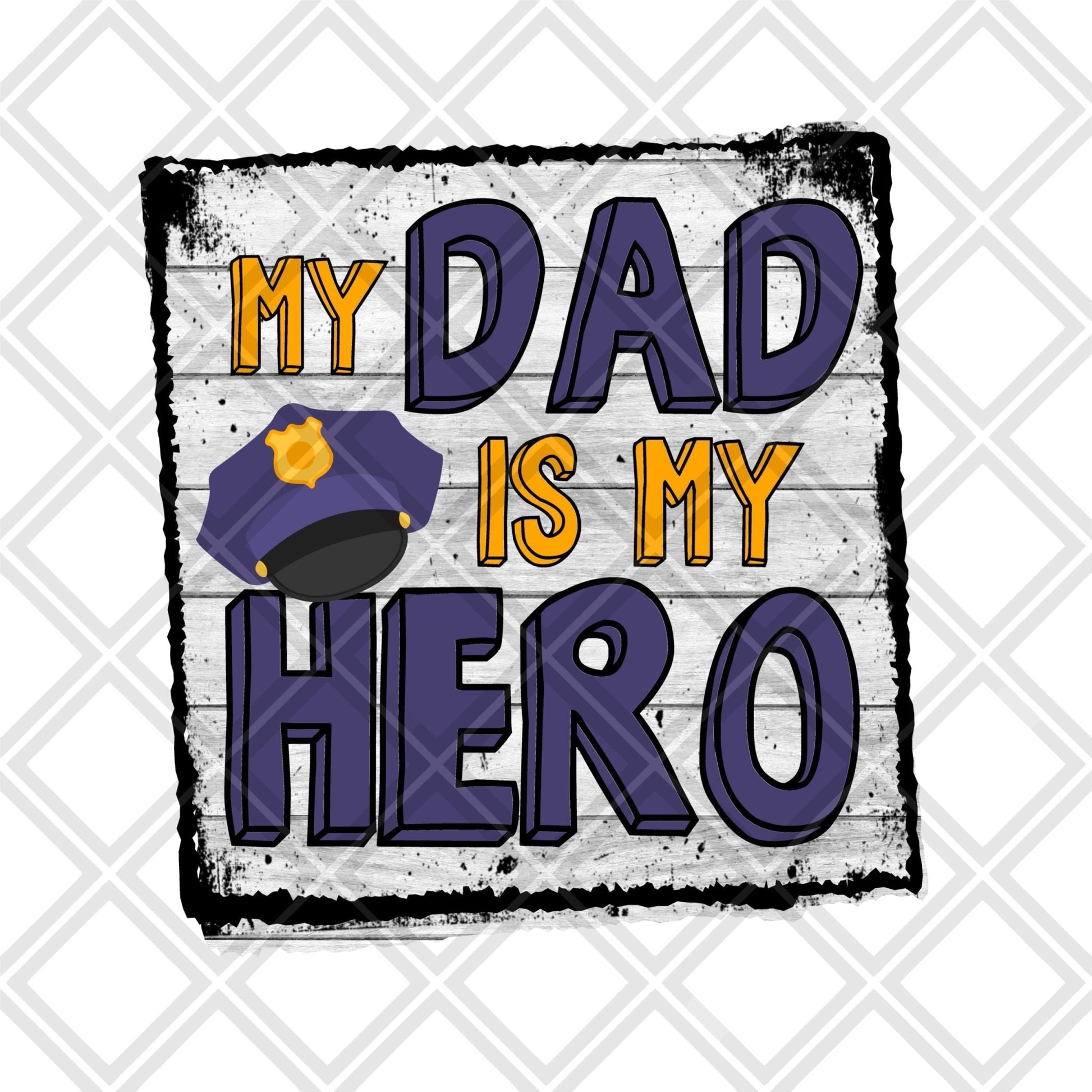 My dad is my heropng Digital Download Instand Download - Do it yourself Transfers